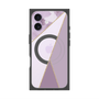 プレミアムスクエアケース with MagSafe［ マーブルトライアングルパレット - Purple ］