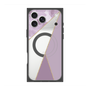 プレミアムスクエアケース with MagSafe［ マーブルトライアングルパレット - Purple ］
