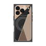 プレミアムスクエアケース with MagSafe［ マーブルトライアングルパレット - Brown ］