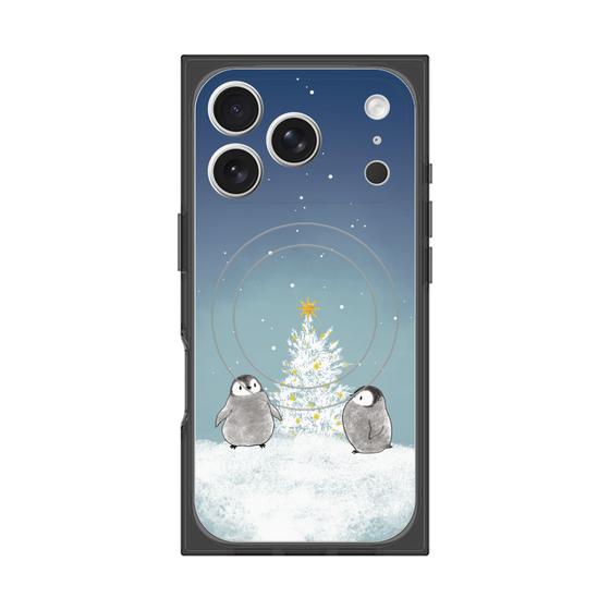 プレミアムスクエアケース with MagSafe［ 静かなペンギンの夜 ］