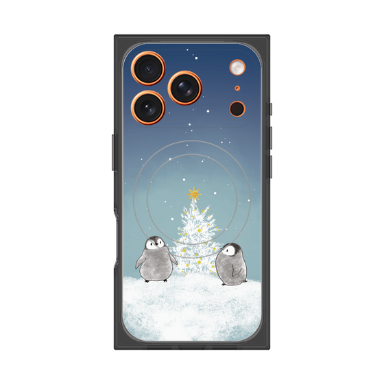 プレミアムスクエアケース with MagSafe［ 静かなペンギンの夜 ］
