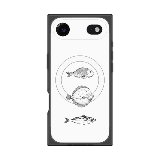 プレミアムスクエアケース with MagSafe［ Coexist No.1 - White ］