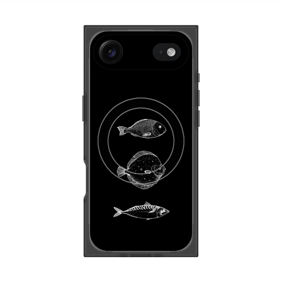 プレミアムスクエアケース with MagSafe［ Coexist No.1 - Black ］