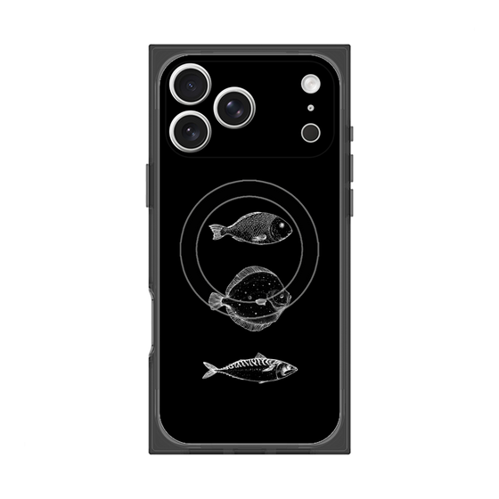 プレミアムスクエアケース with MagSafe［ Coexist No.1 - Black ］