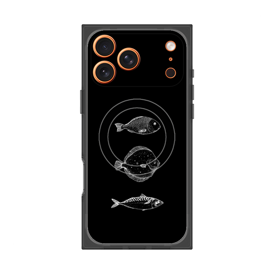 プレミアムスクエアケース with MagSafe［ Coexist No.1 - Black ］