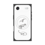 プレミアムスクエアケース with MagSafe［ Dinosaurs No.1 - White ］