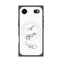 プレミアムスクエアケース with MagSafe［ Dinosaurs No.1 - White ］