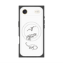 プレミアムスクエアケース with MagSafe［ Dinosaurs No.1 - White ］