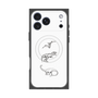 プレミアムスクエアケース with MagSafe［ Dinosaurs No.1 - White ］