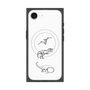 プレミアムスクエアケース with MagSafe［ Dinosaurs No.1 - White ］