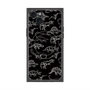 プレミアムスクエアケース with MagSafe［ Dinosaurs No.2 - Black ］