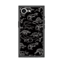プレミアムスクエアケース with MagSafe［ Dinosaurs No.2 - Black ］