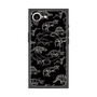 プレミアムスクエアケース with MagSafe［ Dinosaurs No.2 - Black ］