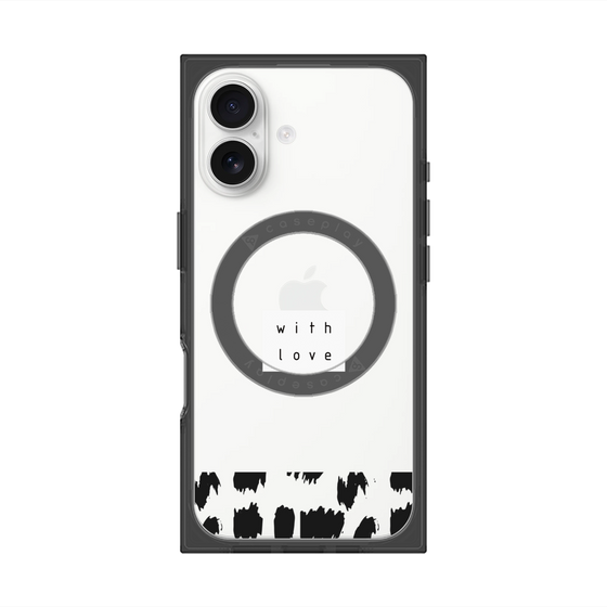 プレミアムスクエアケース with MagSafe［ artistic texture - 01 ］