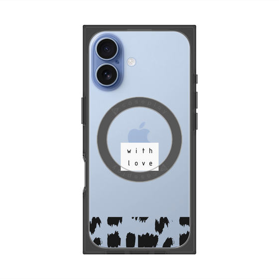 プレミアムスクエアケース with MagSafe［ artistic texture - 01 ］
