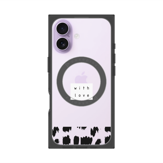 プレミアムスクエアケース with MagSafe［ artistic texture - 01 ］