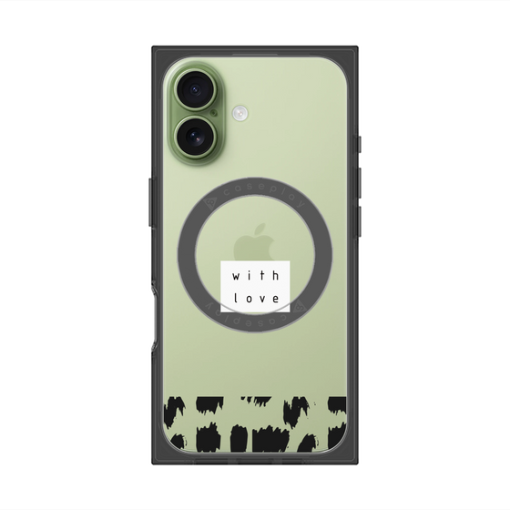 プレミアムスクエアケース with MagSafe［ artistic texture - 01 ］