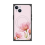 プレミアムスクエアケース with MagSafe［ Natural Flower - Pink ］
