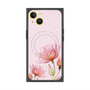 プレミアムスクエアケース with MagSafe［ Natural Flower - Pink ］