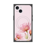 プレミアムスクエアケース with MagSafe［ Natural Flower - Pink ］