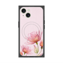 プレミアムスクエアケース with MagSafe［ Natural Flower - Pink ］