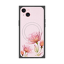 プレミアムスクエアケース with MagSafe［ Natural Flower - Pink ］