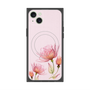 プレミアムスクエアケース with MagSafe［ Natural Flower - Pink ］