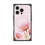 プレミアムスクエアケース with MagSafe［ Natural Flower - Pink ］