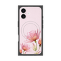 プレミアムスクエアケース with MagSafe［ Natural Flower - Pink ］