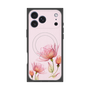 プレミアムスクエアケース with MagSafe［ Natural Flower - Pink ］