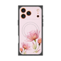プレミアムスクエアケース with MagSafe［ Natural Flower - Pink ］