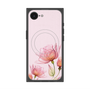 プレミアムスクエアケース with MagSafe［ Natural Flower - Pink ］