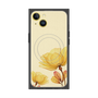 プレミアムスクエアケース with MagSafe［ Natural Flower - Yellow ］
