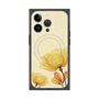 プレミアムスクエアケース with MagSafe［ Natural Flower - Yellow ］