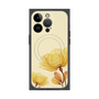 プレミアムスクエアケース with MagSafe［ Natural Flower - Yellow ］