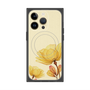 プレミアムスクエアケース with MagSafe［ Natural Flower - Yellow ］