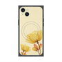 プレミアムスクエアケース with MagSafe［ Natural Flower - Yellow ］