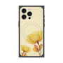 プレミアムスクエアケース with MagSafe［ Natural Flower - Yellow ］