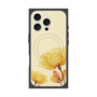 プレミアムスクエアケース with MagSafe［ Natural Flower - Yellow ］