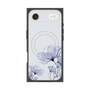 プレミアムスクエアケース with MagSafe［ Natural Flower - blue ］