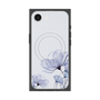 プレミアムスクエアケース with MagSafe［ Natural Flower - blue ］
