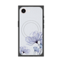 プレミアムスクエアケース with MagSafe［ Natural Flower - blue ］
