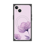 プレミアムスクエアケース with MagSafe［ Natural Flower - Purple ］
