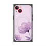 プレミアムスクエアケース with MagSafe［ Natural Flower - Purple ］