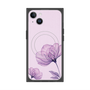 プレミアムスクエアケース with MagSafe［ Natural Flower - Purple ］