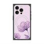 プレミアムスクエアケース with MagSafe［ Natural Flower - Purple ］