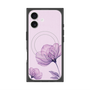 プレミアムスクエアケース with MagSafe［ Natural Flower - Purple ］