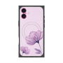 プレミアムスクエアケース with MagSafe［ Natural Flower - Purple ］