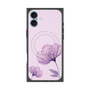プレミアムスクエアケース with MagSafe［ Natural Flower - Purple ］