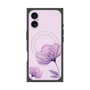 プレミアムスクエアケース with MagSafe［ Natural Flower - Purple ］